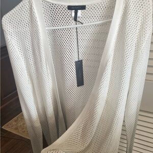 BOBI Black fishnet cardigan